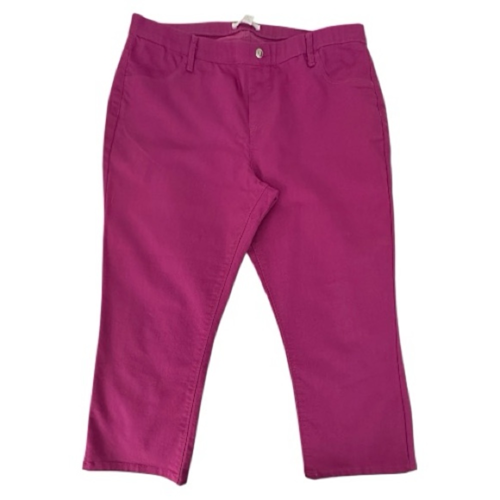 NY & Company | Women’s Fuchsia Capri Pants | Size 10 | NWOT